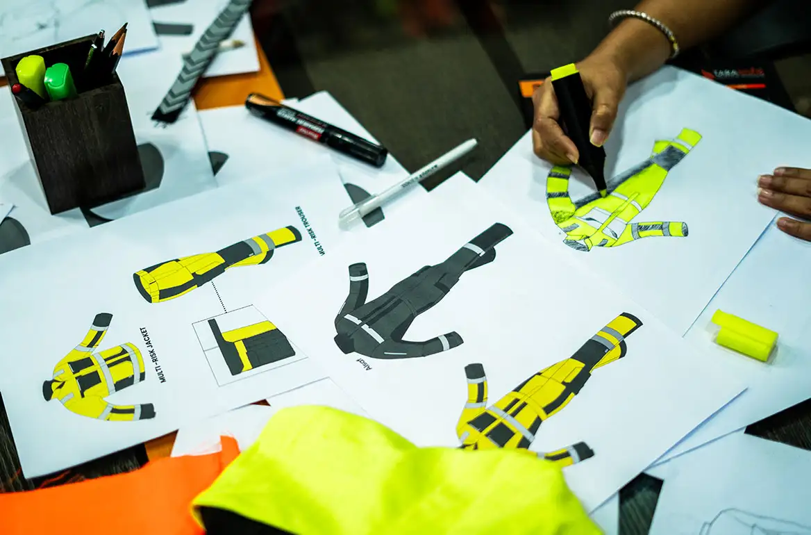 Concept design of flame-resistant Clothing